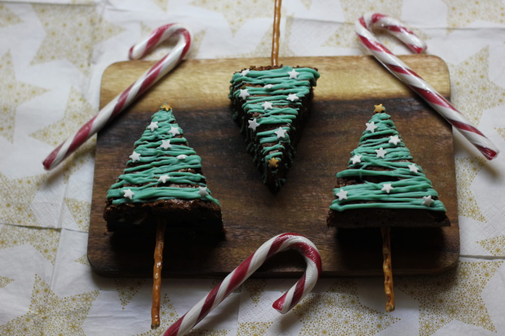 Brownie christmas tree