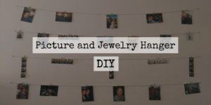 DIY picture and jewelry hanger