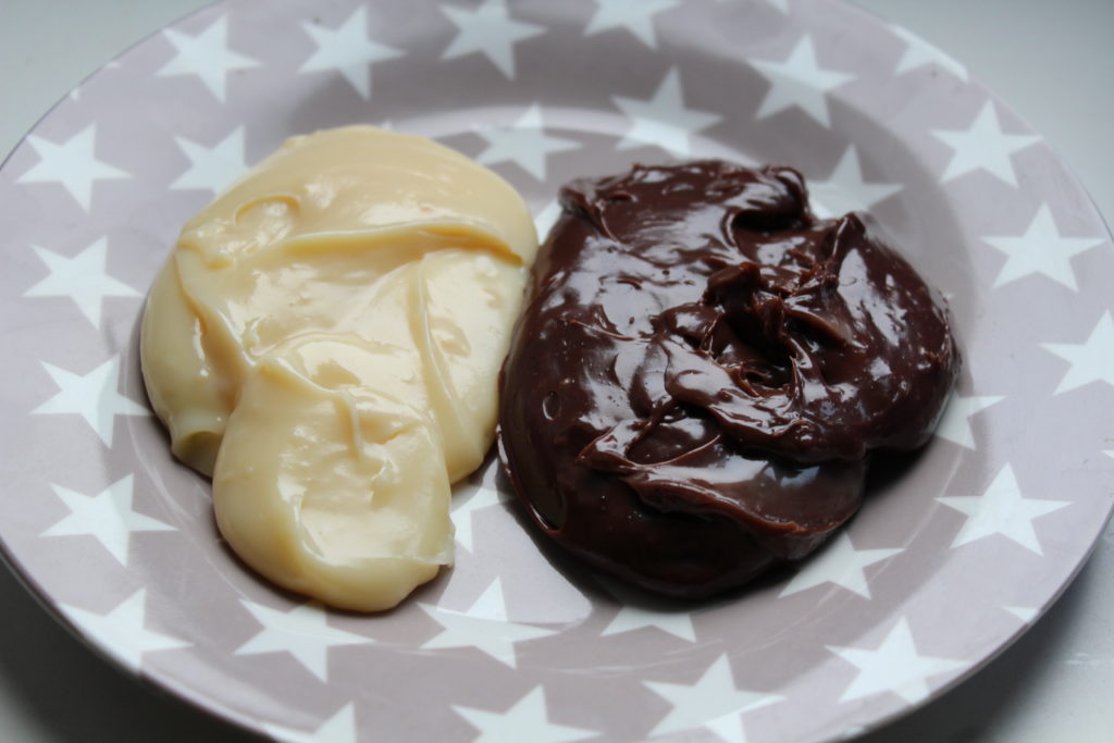 Two versions of Brigadeiro