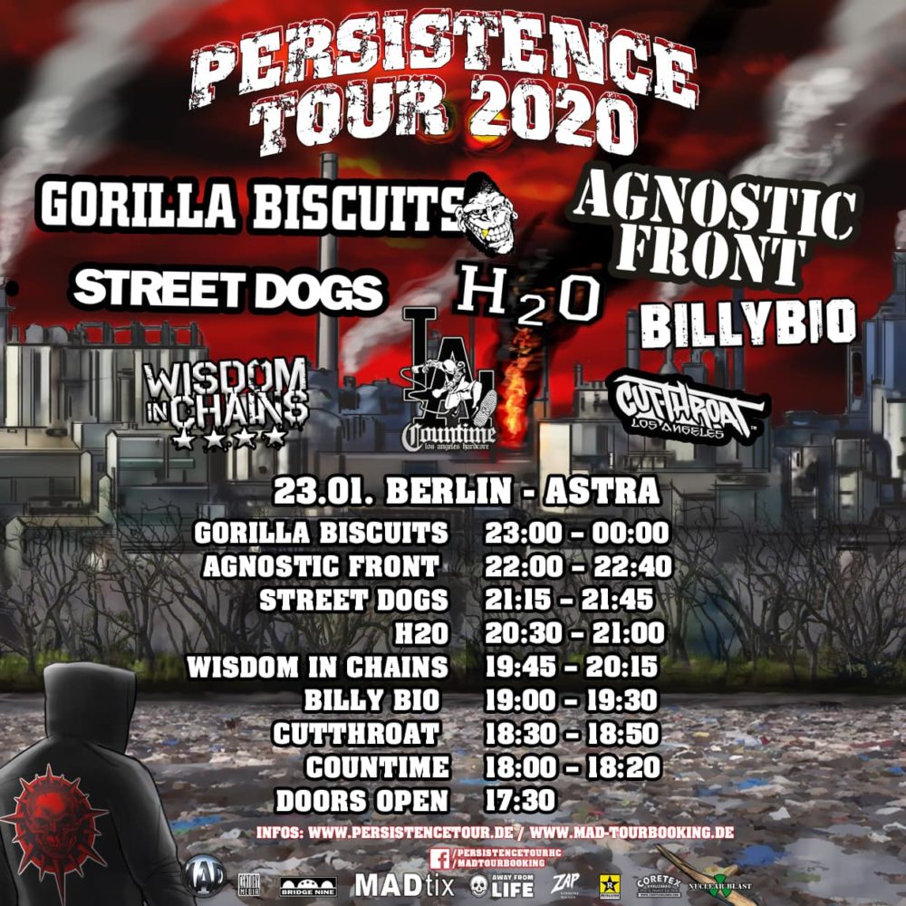 Persistence Tour 2020 Berlin